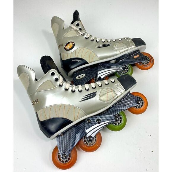 Bauer Vapor Agility Inline Roller Hockey Skates Tuuk Rocker Size US 12R